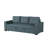 3 Seats Polyfiber Convertible Sleeper Sofa
