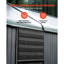Ventilateur à obturateur de 16 pouces, ventilateur de grenier mural avec contrôle de température à vitesse variable, 2900 CFM, moteur EC, minuterie, pour remise, garage, refroidissement de serre, noir