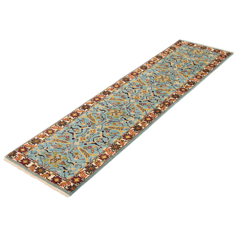 Serapi Heritage Turquoise Rug 2'5" x 9'9"