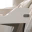 Table d'appoint, finition brune