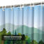 Rideau de douche avec 12 crochets-493050598