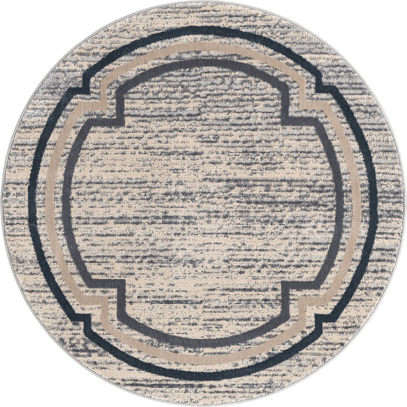 Oriental Indoor Rug, Round 4'