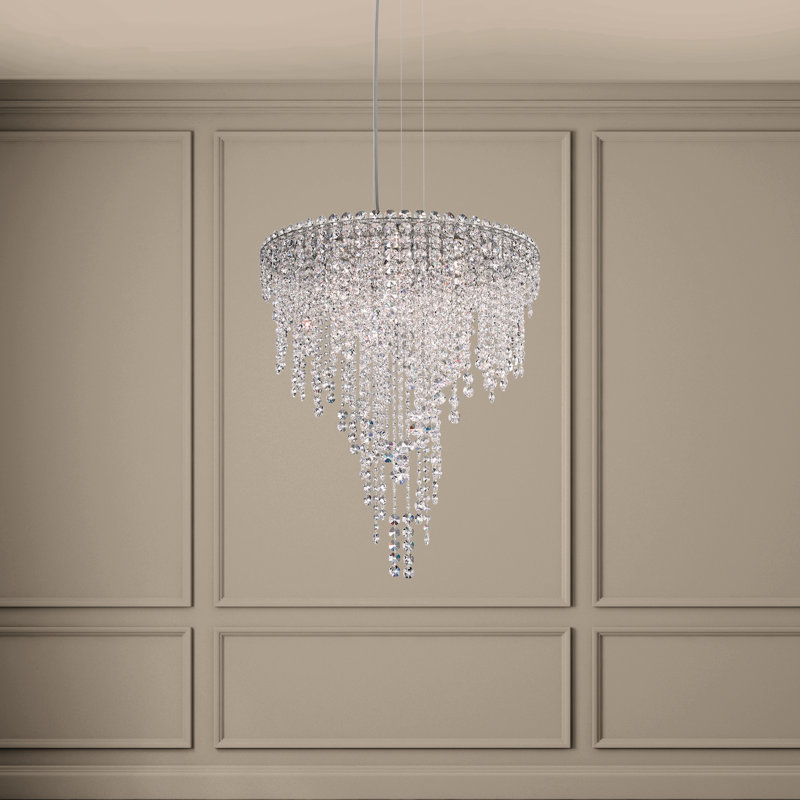 Chantant 10 - Light Crystal Chandelier, Heritage Handcut