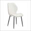 Chaise de salle à manger blanche en polyuréthane - ensemble de 4-704315839