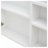 Modern Wall Mounted Bathroom Medicine Cabinet with HD Mirror and Open Shelves