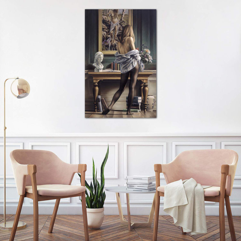 Life Imitating Art by Paul Kelley - Wrapped Canvas Painting, 101.6 cm H x 66.04 cm W x 3.175 cm D