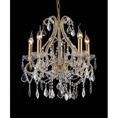 Lustre géométrique unique à 5 lumières Taio