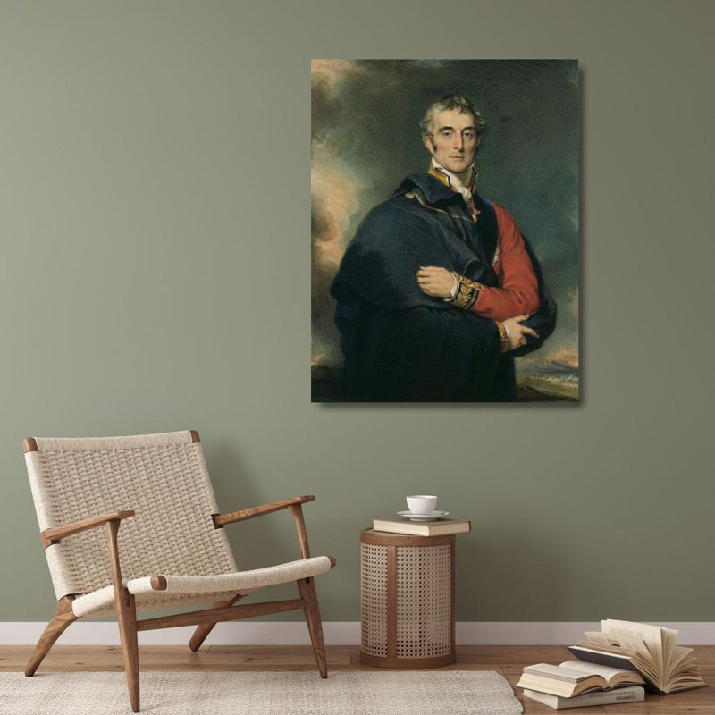 «The Duke of Wellington» par William Derby, reproduction d'art sur toile tendue, H 40 po x l 28 po