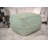 Forest Large Square Pouf, Aqua Beige