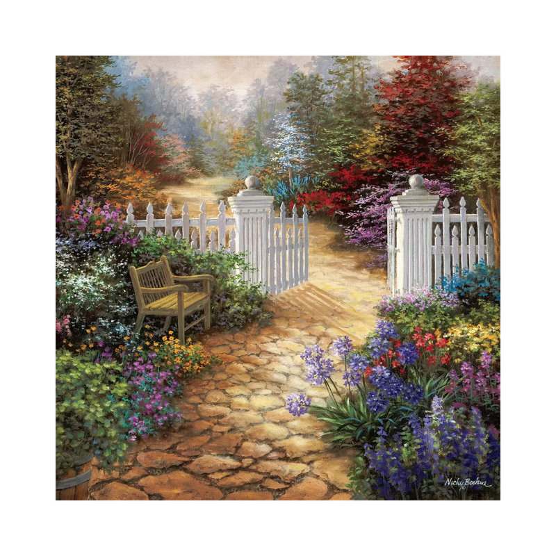 Gateway To Enchantment by Nicky Boehme - Print on Canvas, Wrapped Canvas, 30.48 cm H x 30.48 cm W