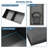 13" X 25" Stainless Steel Shower Niche Double Shelf, Gunmetal Black-2122485115