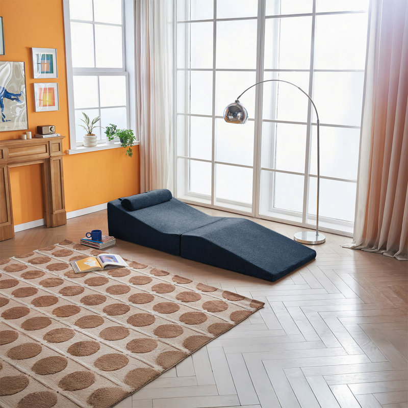 Canapé en éponge à haute densité Pure - Chaise longue Tatami pliable et portable, canapé-lit multifonctionnel pour le salon et la chambre à coucher, sans assemblage