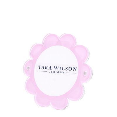 Pastel Pink Acrylic Daisy Frame