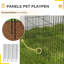 Barrière pour animaux Tucker Murphy Pet ™ de 30 po de hauteur avec barrière pour chien et barrière d'intérieur pour escalier comprenant un ensemble d'extensions de 2,8 po, 5,5 po, barrière de sécurité montée sur pression, noir