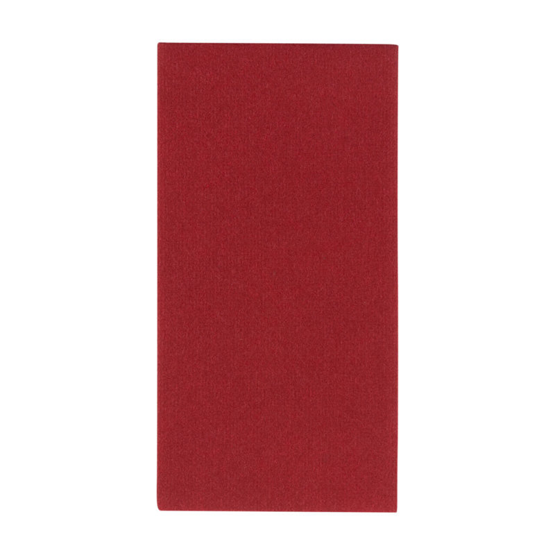 Serviettes essuie-mains jetables en tissu éco-responsables de couleur rouge canneberge, 240