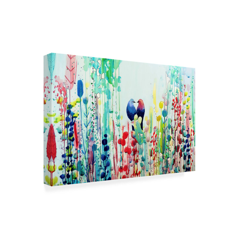 Art sur toile Sylvie Demers, H 22 po x l 32 po x P 2 po