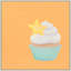 Starfruit Cupcake Painting by Katy Montica-728225102-728225140