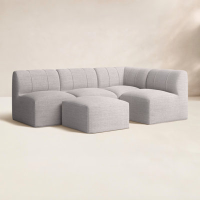 Canapé d'extérieur 96 po avec repose-pieds Sunbrella® de Praia