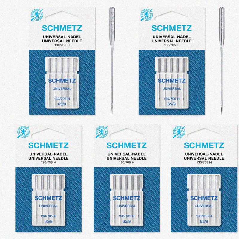 25 Universal Sewing Machine Needles 130/705H 65/925