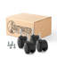 2 3/8 po Roulettes noires Hercules
