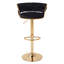 Ensemble de 4 tabourets de bar George avec dossier rembourré en velours tissé, tabourets de comptoir réglables en hauteur, tabourets de cuisine pivotants pour îlot de cuisine, bar, noir-1642273335-1652125574