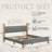 Natural Log Style Solid Wood Post Bed-122808976-118736347