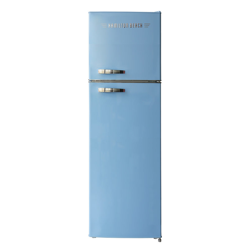 Hamilton Beach, 10 Cu. Ft. 2 Door Retro Refrigerator, Black