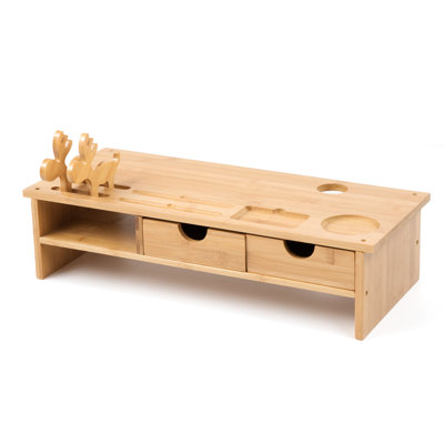 Miela Bamboo Monitor Stand