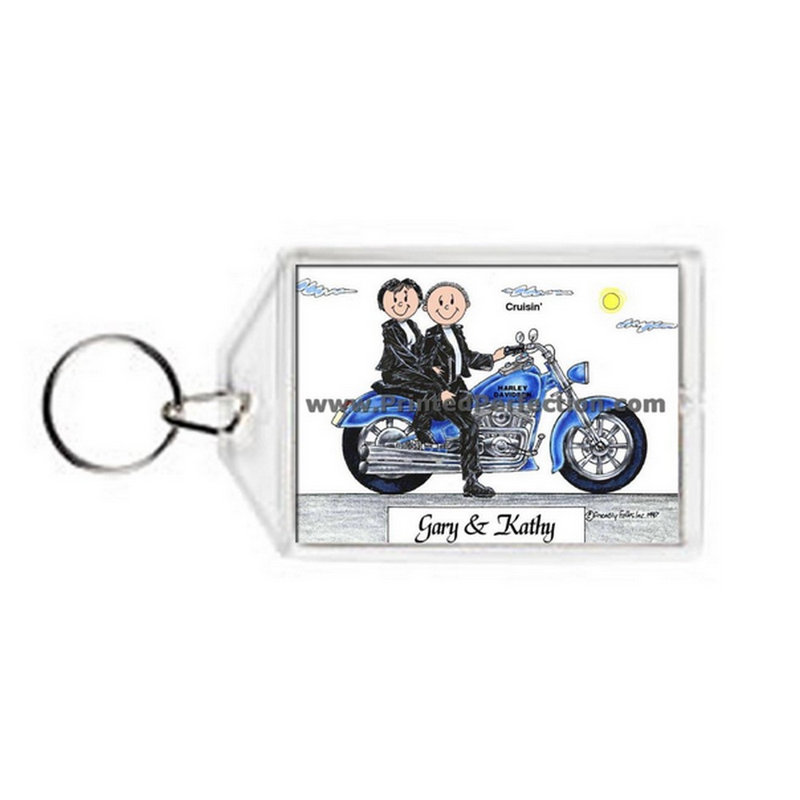 Porte-clés personnalisé en acrylique - Couple personnalisé