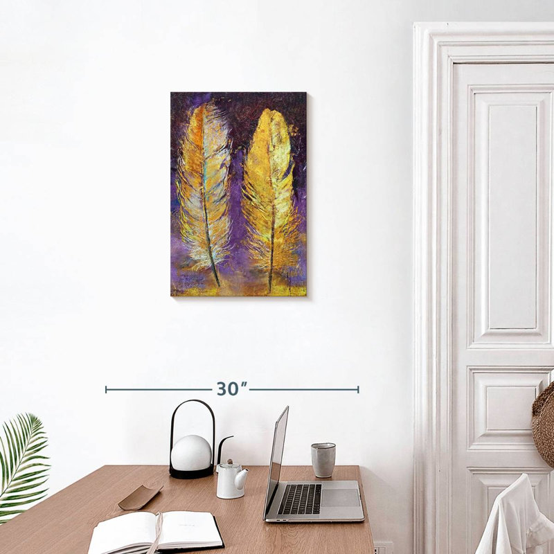 Plumes d'or Kerner, H 24 po x l 16 po