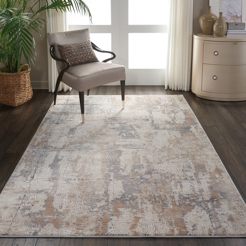 Abstract Indoor Rug, Rectangle 5'3" x 7'3"
