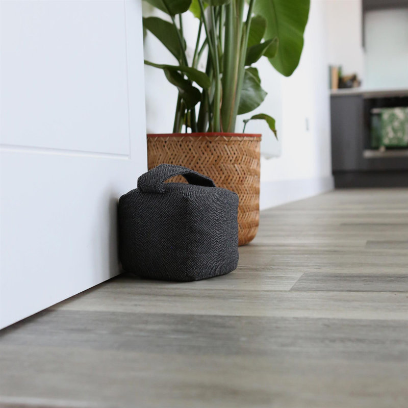 Nicola Spring - Mismatched Herringbone Door Stop Set - Star
