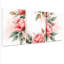 «Blush Pink Peony», reproduction d'art sur toile tendue sur toile (ensemble de 3)-1486337726