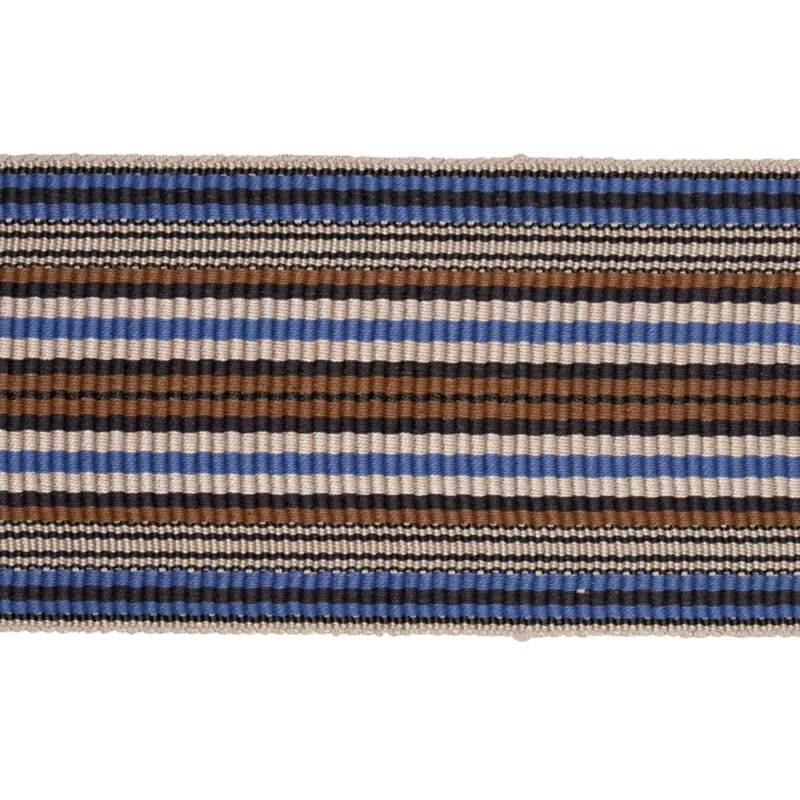 Schumacher x Neisha Crosland Topaki Stripe Tape Wide, Bluebell