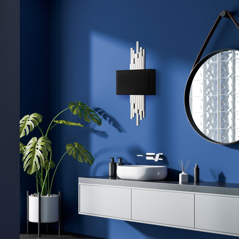 Lampe murale, Blanc, Noir