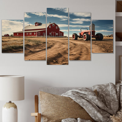 " Farm Farmstead Delight Muted III " 5 - Pieces