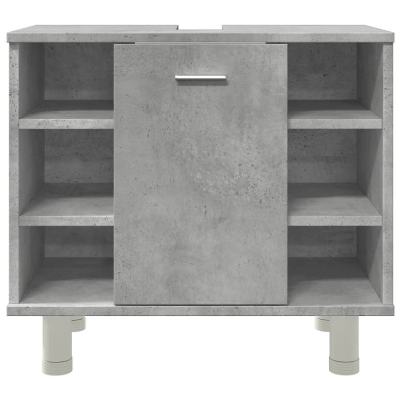 Freestanding Bathroom Cabinet, Concrete Grey