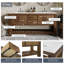 Bromley 72" Double Bathroom Vanity Set