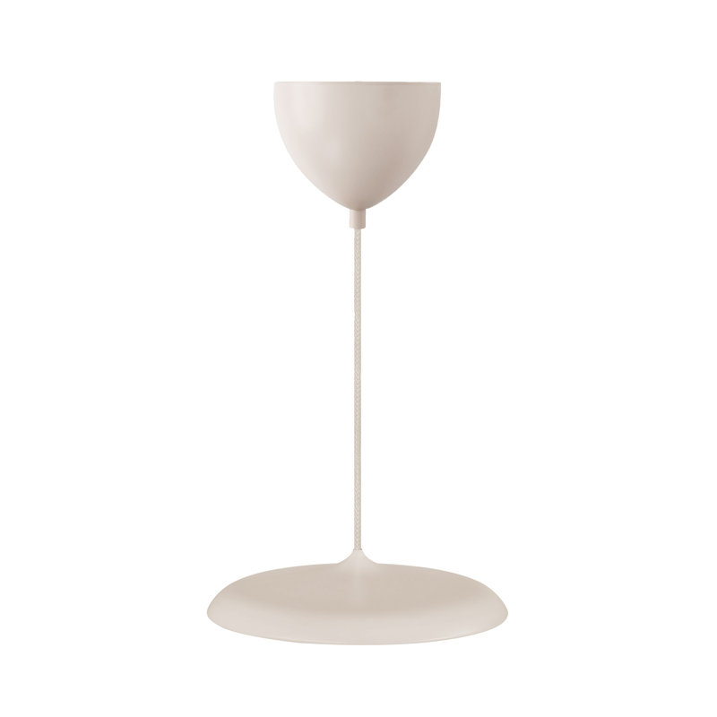 1 - Light Pendant, 0.9 W, Beige, 6cm H x 25cm W x 25cm D