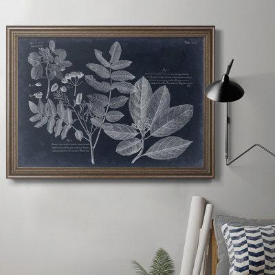 " Foliage On Navy V "