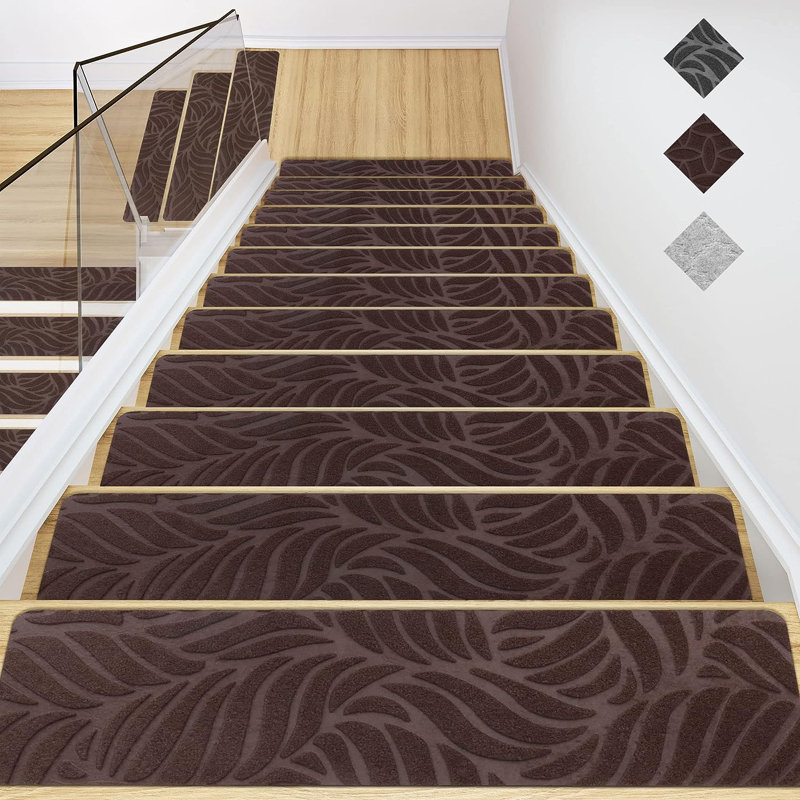 Burridge Non-Slip Stair Tread, Brown