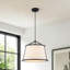 Luminaire suspendu tambour 3 lumières-606719535