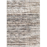 Amabilia Abstract Charcoal/Cream Area Rug