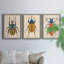 Beetle Bug I - ensemble de 3 peintures sur toile encadrées-1777886079-1777886050