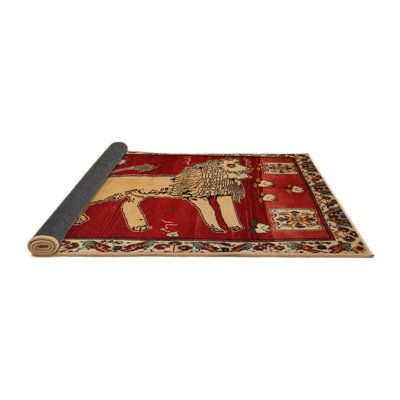 Tapis traditionnel orange / beige