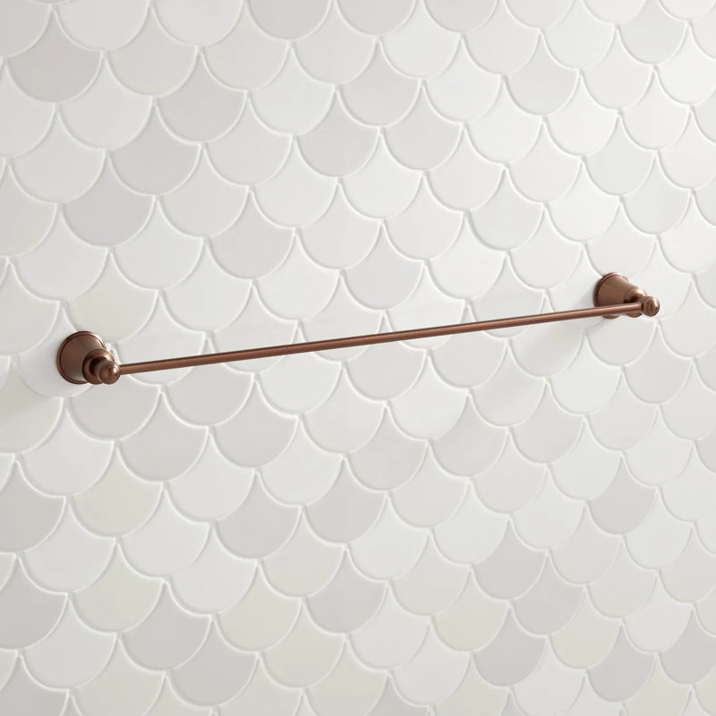 24" Cooper Collection Wall-Mount Towel Bar, Oil Rubbed Bronze