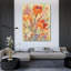 «Red Bloom II», art sur toile tendu par Red Barrel Studio®-1048674652