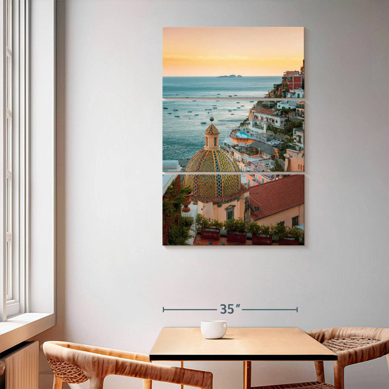 Nicci Coastal Amalfi View, H 65 po x l 42 po