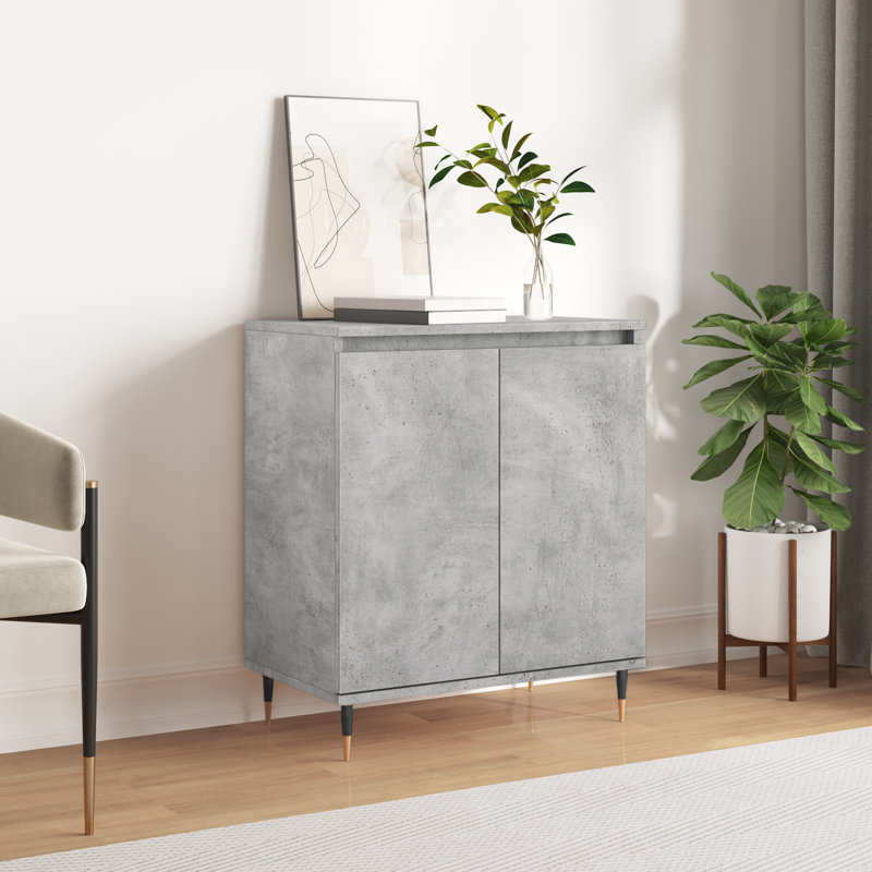 Asceanna 60cm Sideboard, Concrete Grey