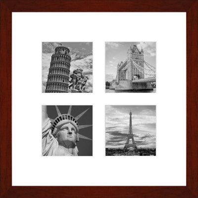 Lambertus Wood Picture Frame with Mat